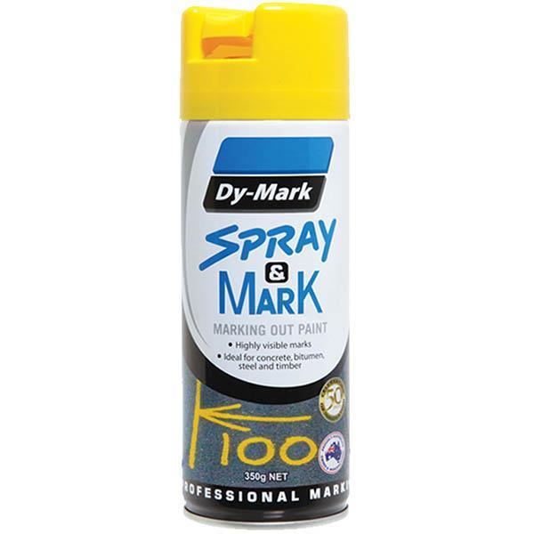 Dy-Mark Spray And Mark Layout Paint Yellow B851208 - SuperOffice