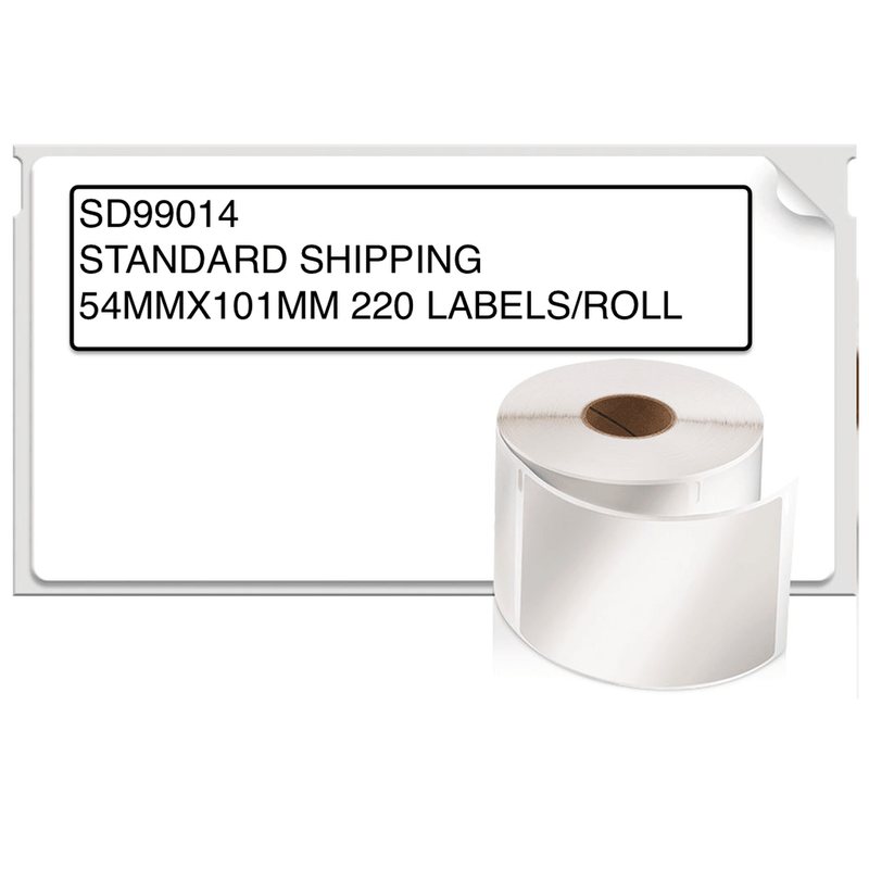 Dymo 12 Rolls LabelWriter Standard Shipping Labels 54X101MM 220 Labels/Roll S0722420 - SuperOffice