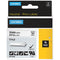 Dymo 18445 Rhino Industrial Tape Vinyl 19mm Black On White Pack 6 BULK 18445 (6 Pack) - SuperOffice
