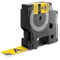 Dymo 18491 Rhino Industrial Tape Flexible Nylon 19mm Black On Yellow 18491 - SuperOffice