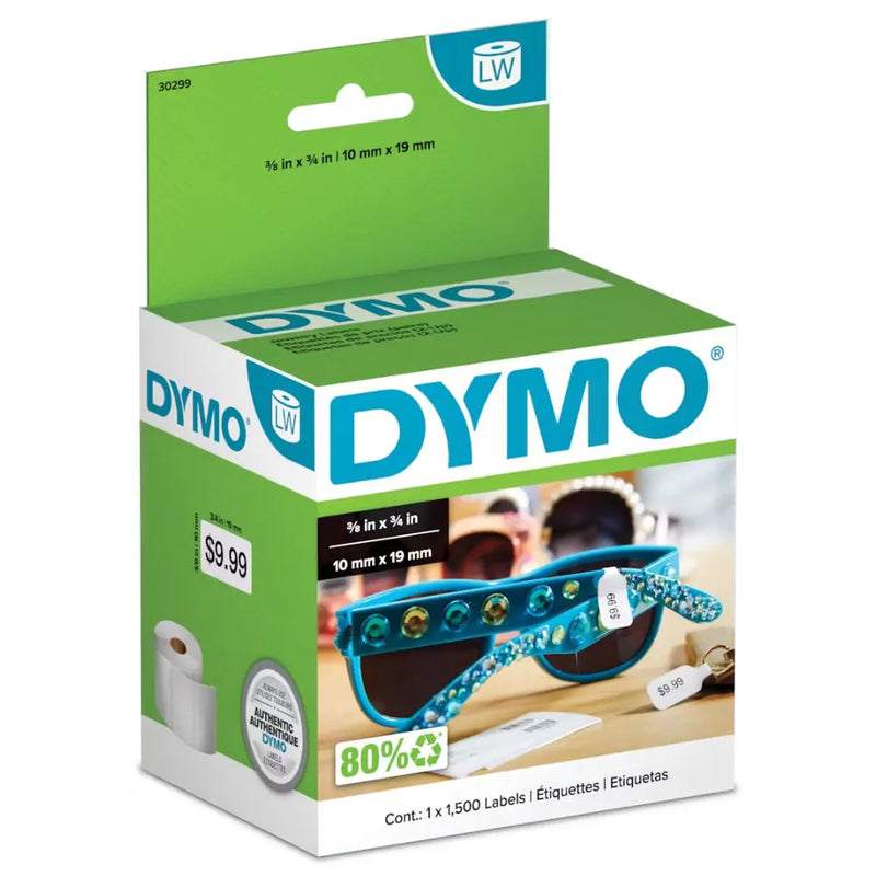 Dymo 2191635 LabelWriter Price Tag LW Jewellery 10x19mm 1500 Labels 2191635 - SuperOffice