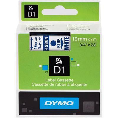 Dymo 45804 D1 Labelling Tape 19Mm X 7M Blue On White S0720840 - SuperOffice