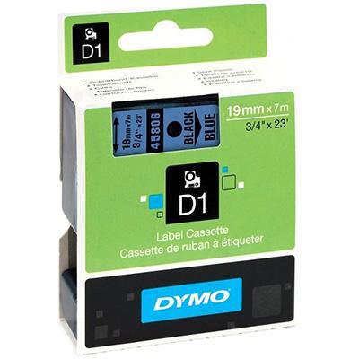 Dymo 45806 D1 Labelling Tape 19Mm X 7M Black On Blue S0720860 - SuperOffice