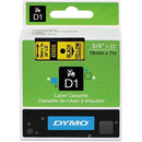 Dymo 45808 D1 Labelling Tape 19Mm X 7M Black On Yellow S0720880 - SuperOffice