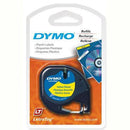 Dymo 91332 Letratag Plastic Labelling Tape 12Mm Black On Yellow 91332 - SuperOffice