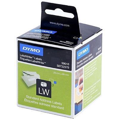Dymo 99010 Lw Address Labels 89 X 28Mm 2 X Roll 130 White S0722370 - SuperOffice