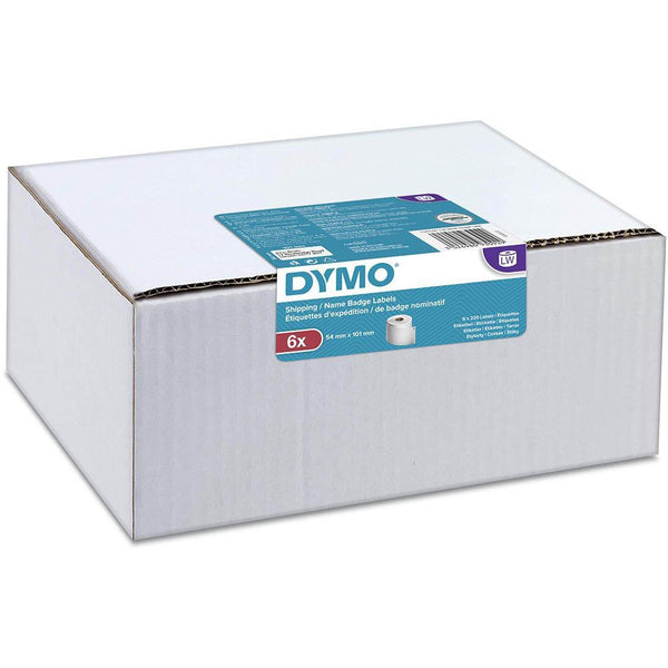 Dymo 99014 Lw Shipping Labels 54 X 101Mm White Value Pack Box 6 2093092 - SuperOffice