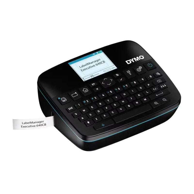 DYMO LabelManager Executive 640 CB Label Printer Kitcase QWY Keyboard Black 2202121 - SuperOffice