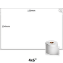 Dymo LabelWriter 4XL/5XL 220 Shipping Labels Rolls 104X159mm S0904980 eParcel Pack 6 BULK S0904980 (6 Pack) - SuperOffice