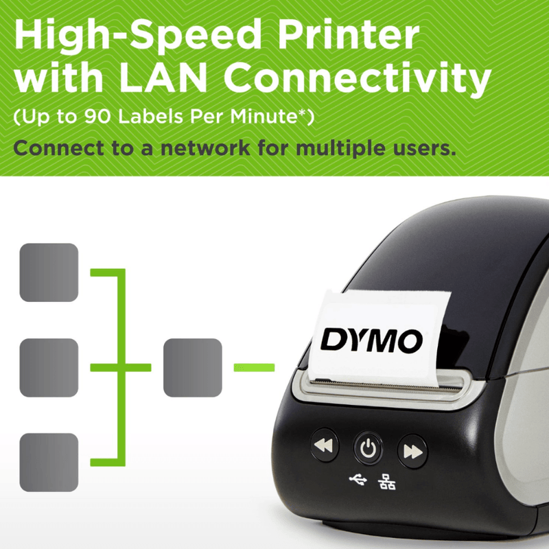 Dymo Labelwriter LW550 Turbo Fast Address Label Printer Machine Labeller SD2119730 (Turbo 550) - SuperOffice