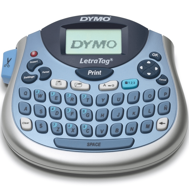 Dymo Letratag 100T Label Maker Printer Handheld Labeller Blue 1733011 - SuperOffice