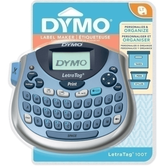 Dymo Letratag 100T Label Maker Printer Handheld Labeller Blue 1733011 - SuperOffice