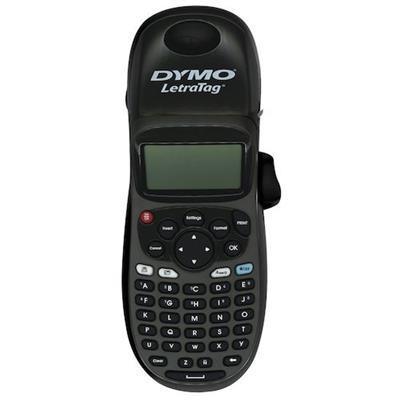 Dymo Lt100-H Letratag Handheld Personal Label Maker Black NL00076 - SuperOffice