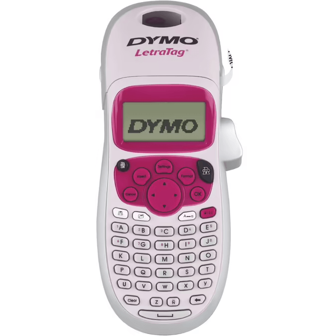 Dymo LT100-H Letratag Handheld Personal Label Maker Pink S0911110 - SuperOffice