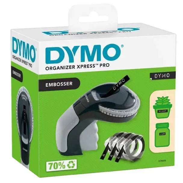 Dymo Organiser Xpress Label Maker Pro Bundle Embosser Retro 2175570 - SuperOffice