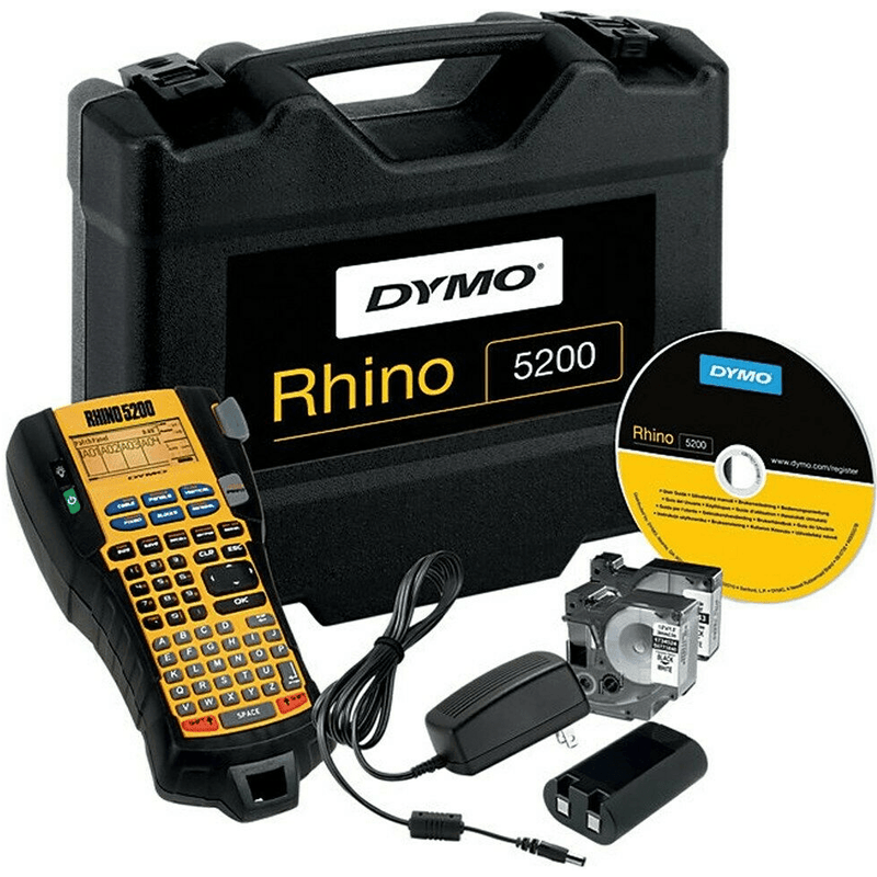 DYMO Rhino 5200 Label Machine Industrial Kit Labeller Printer S0841440 - SuperOffice