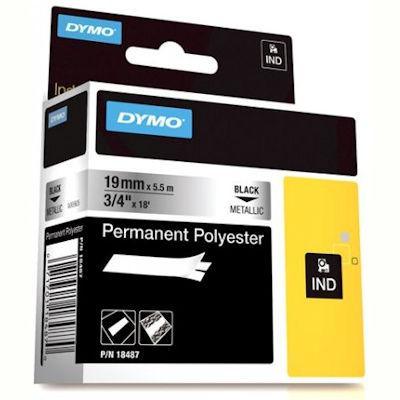 Dymo Rhino Industrial Tape Permanent Polyester 19Mm Metallic 18487 - SuperOffice