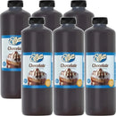 Edlyn Chocolate Topping Sauce Squeeze Bottles 1L 6 Pack Bulk 43728 (6 Pack) - SuperOffice