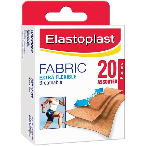 Elastoplast Fabric Strips Assorted Pack 20 42725 - SuperOffice