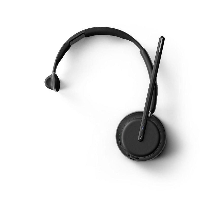 EPOS Impact 1030T Headset Wireless Monaural Over-the-head Mono Bluetooth Noise Cancelling Black 1001137 - SuperOffice