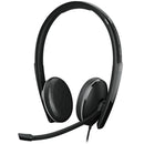 EPOS Sennheiser Adapt Headset 165T USB II Stereo USB-C 3.5mm Wired On-ear Noise Cancelling Black 1000906 - SuperOffice