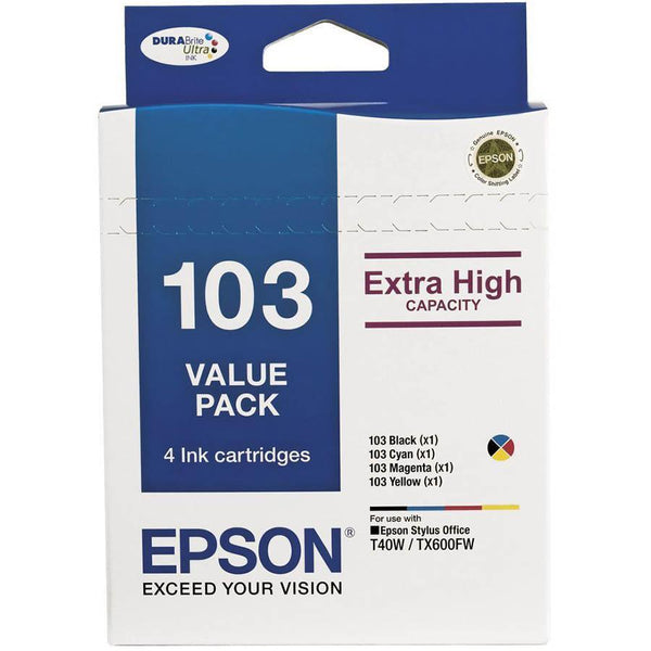 Epson 103 Ink Cartridge Value Pack C13T103592 - SuperOffice