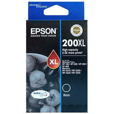 Epson 200Xl Ink Cartridge High Yield Black C13T201192 - SuperOffice