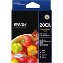 Epson 200Xl Ink Cartridge High Yield Value Pack Black/Cyan/Magenta/Yellow C13T201692 - SuperOffice