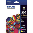 Epson 202 Ink Cartridge 4 Colour Value Pack C13T02N692 - SuperOffice
