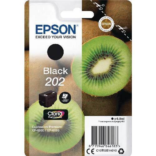 Epson 202 Ink Cartridge Black C13T02N192 - SuperOffice