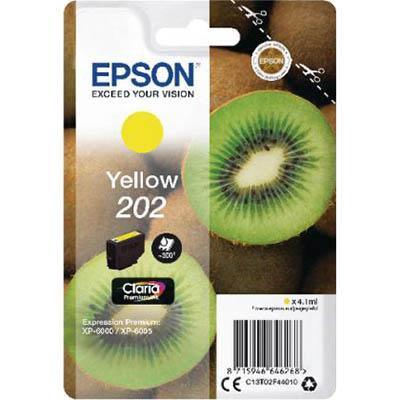 Epson 202 Ink Cartridge Yellow C13T02N492 - SuperOffice
