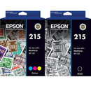 Epson 215 Ink Cartridge Black/Cyan/Magenta/Yellow Set WF-100 WorkForce Epson 215 Set - SuperOffice