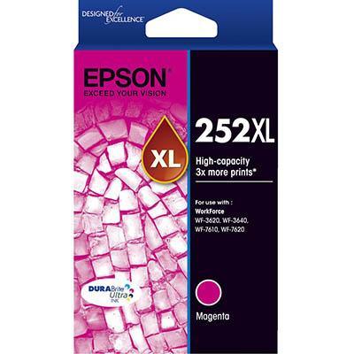 Epson 252Xl Ink Cartridge High Yield Magenta C13T253392 - SuperOffice