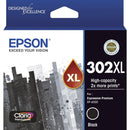 Epson 302 Ink Cartridge High Yield Black C13T01X192 - SuperOffice