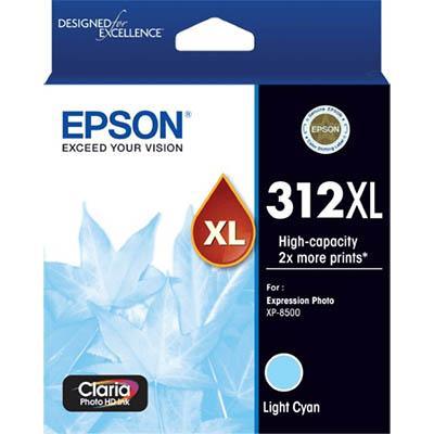 Epson 312 Ink Cartridge High Yield Light Cyan C13T183592 - SuperOffice