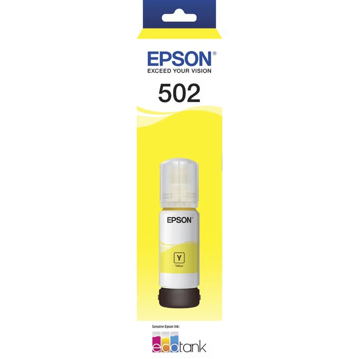 Epson 502 Ink Cartridge Bottle Black/Cyan/Magenta/Yellow Set T502 Genuine Epson 502 Set - SuperOffice