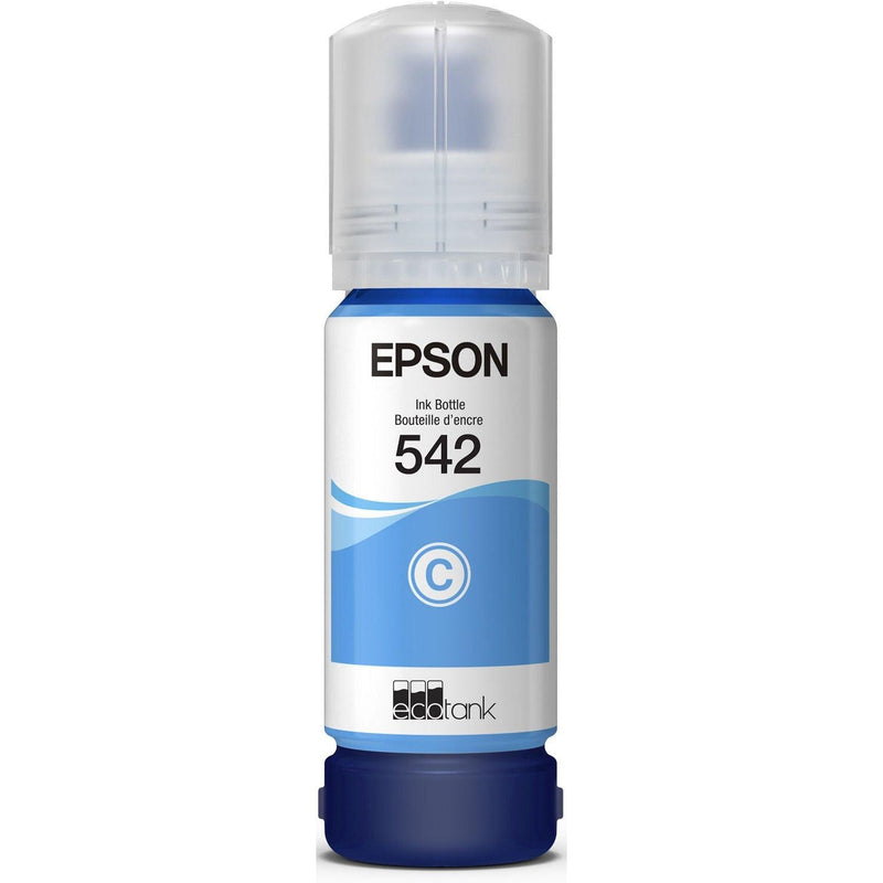 Epson 542 Cyan Eco Tank Ink Pigment DuraBrite Genuine ET 5800 16600 5150 C13T06A292 - SuperOffice