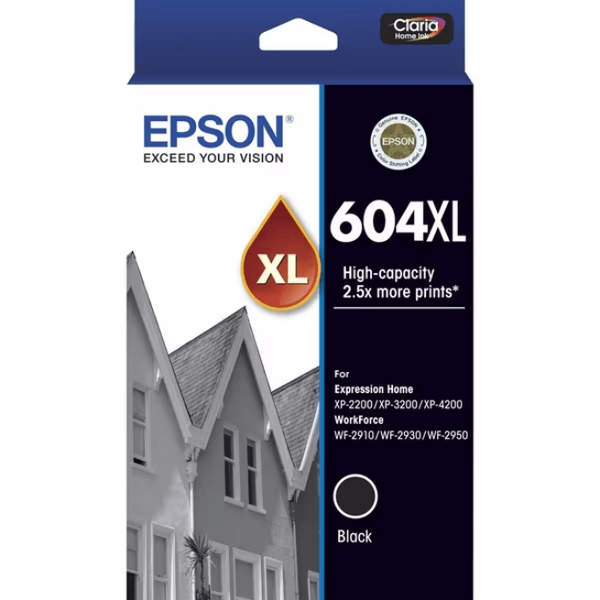 Epson 604XL Ink Cartridge Set Black High Yield C13T10H192 C13T10H192 - SuperOffice