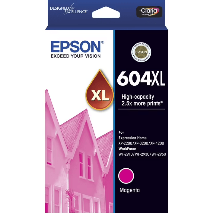 Epson 604XL Ink Cartridge Set Magenta High Yield C13T10H392 C13T10H392 - SuperOffice