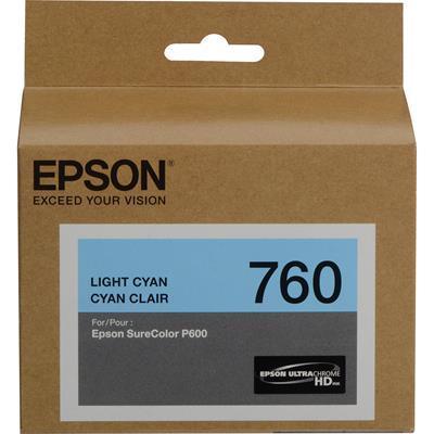 Epson 760 Ink Cartridge Light Cyan C13T760500 - SuperOffice