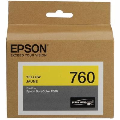 Epson 760 Ink Cartridge Yellow C13T760400 - SuperOffice