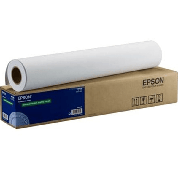 Epson Doubleweight Matte Paper Roll 24"x25m White T3160 T5160 T3460 T5460 S041385 - SuperOffice