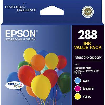 Epson No.288 Ink Cartridge Cyan/Magenta/Yellow E288CP3 - SuperOffice