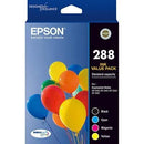 Epson No.288 Ink Cartridge Cyan/Magenta/Yellow/Black E288CP4 - SuperOffice