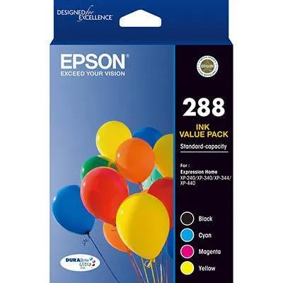Epson No.288 Ink Cartridge Cyan/Magenta/Yellow/Black E288CP4 - SuperOffice