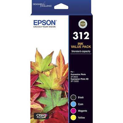 Epson No.312 Ink Cartridge Cyan/Magenta/Yellow/Black E312CP4 - SuperOffice
