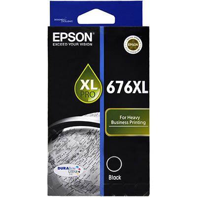 Epson No.676Xl Ink Cartridge High Yield Black C13T676192 - SuperOffice