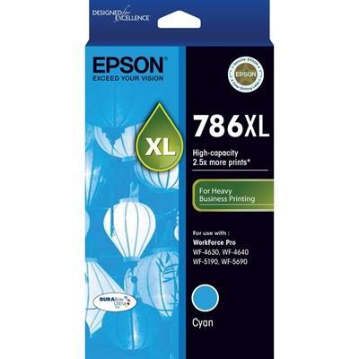 Epson No.786Xl Ink Cartridge High Yield Cyan C13T787292 - SuperOffice
