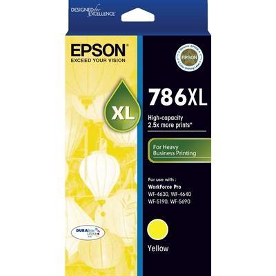 Epson No.786Xl Ink Cartridge High Yield Yellow C13T787492 - SuperOffice