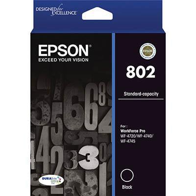 Epson No.802 Ink Cartridge Black E802B - SuperOffice